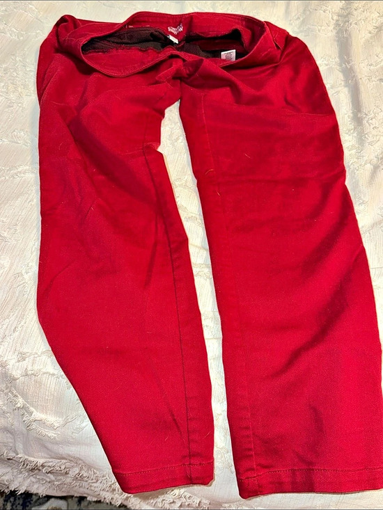 croft & barrow Pants - Croft & Barrow women’s  Flat Front pants  in Red Size 8 Like New